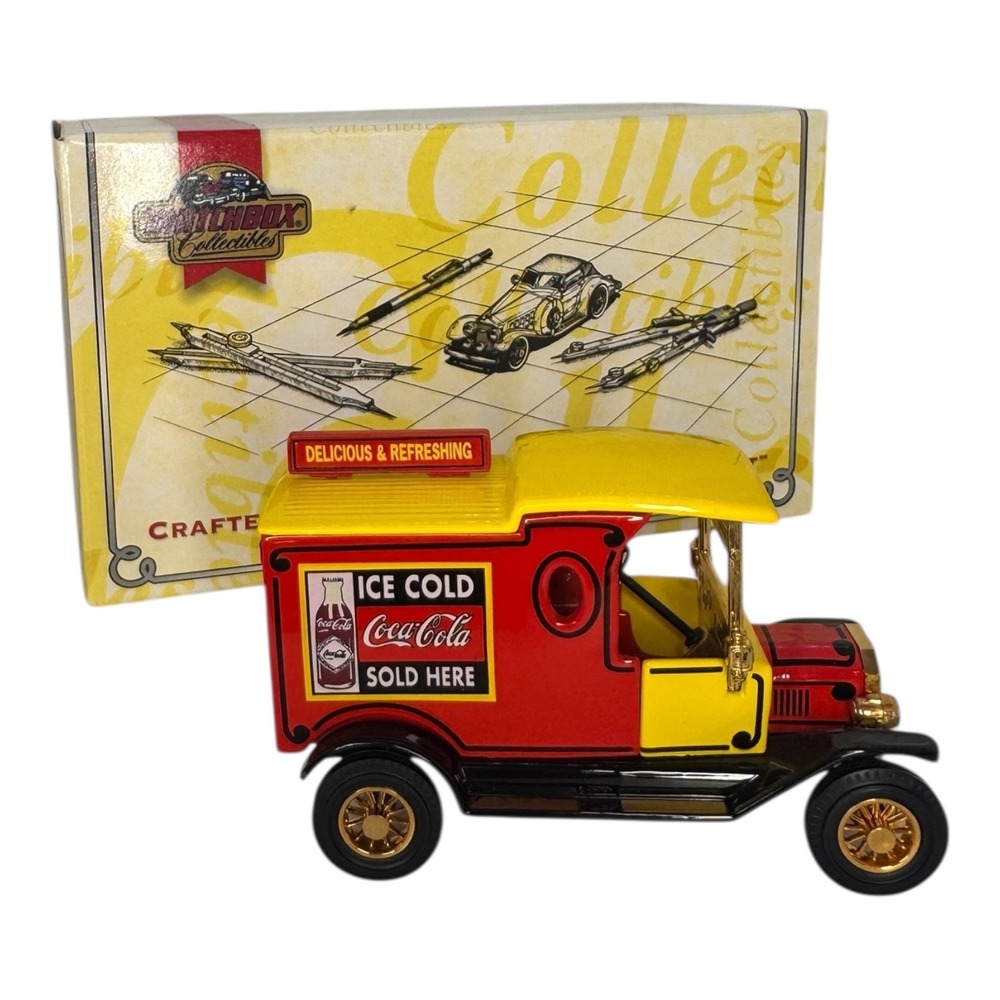 Matchbox Collectibles Coca-Cola 1912 Ford Model T Die-Cast YPC04-M Box COA